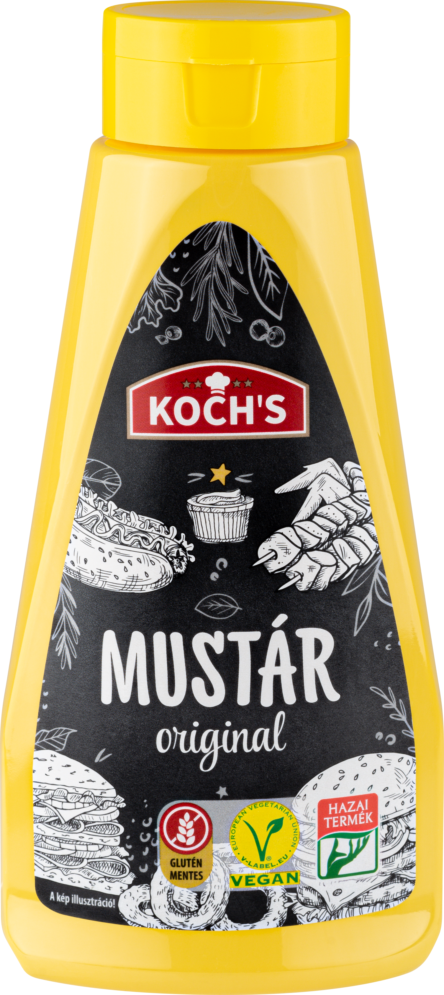 Kochs Mustár Flakon 500g